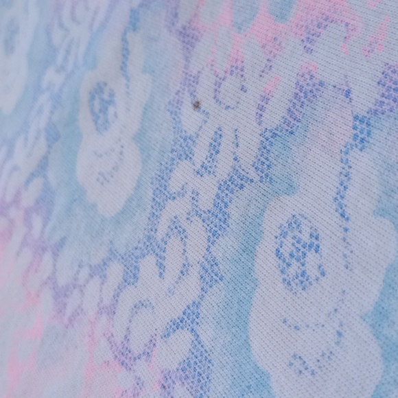 VINTAGE 90s Floral Print Tie-Up T-Shirt - Picture 2 of 6